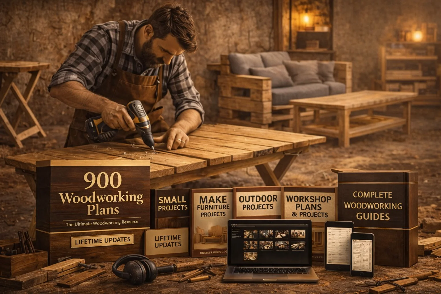 900 Woodworking Plans